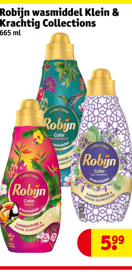 Robijn   wasmiddel folder aanbieding bij  Kruidvat - details