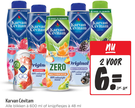 Karvan Cevitam   limonadesiroop folder aanbieding bij  Jumbo - details