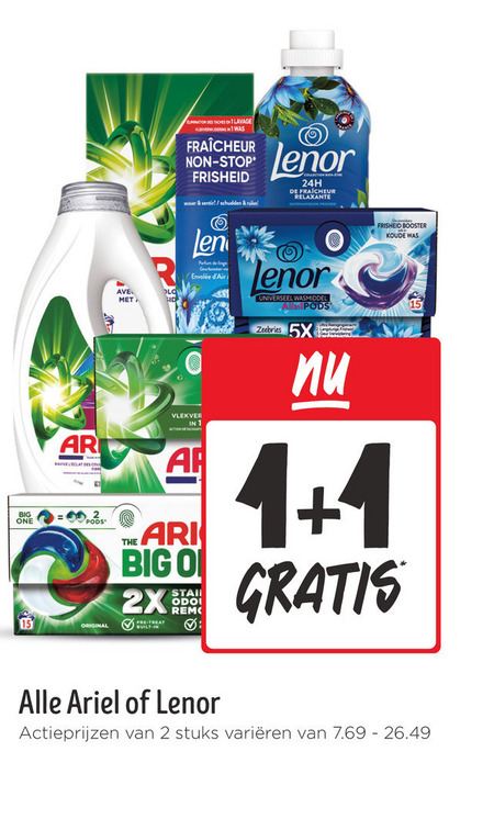 Lenor   wasverzachter, wasmiddel folder aanbieding bij  Jumbo - details