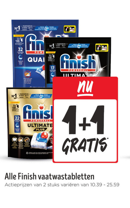 Finish   vaatwasmiddel folder aanbieding bij  Jumbo - details