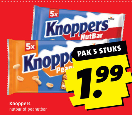 Knoppers   wafels folder aanbieding bij  Boni - details