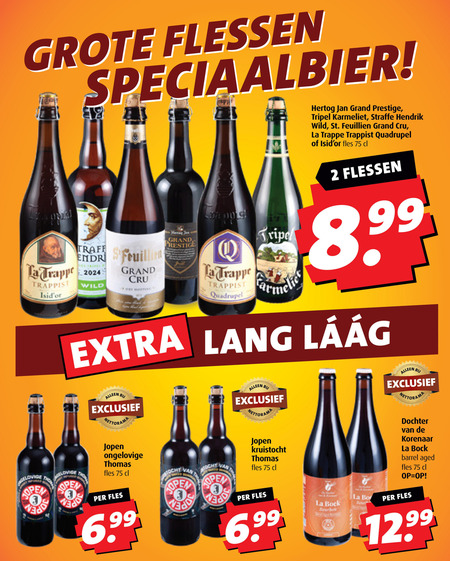 La Trappe   speciaalbier folder aanbieding bij  Boni - details