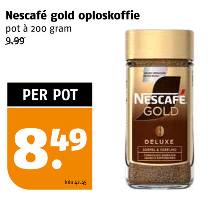 Nescafe   oploskoffie folder aanbieding bij  Poiesz - details