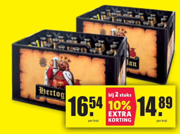 Hertog Jan   krat bier folder aanbieding bij  Nettorama - details