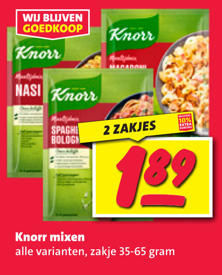 Knorr   maaltijdmix folder aanbieding bij  Nettorama - details
