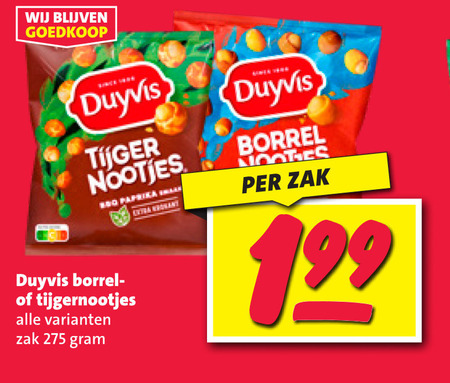 Duyvis   borrelnootjes folder aanbieding bij  Nettorama - details