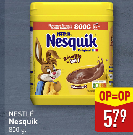 Nesquik   chocolademelk folder aanbieding bij  Aldi - details