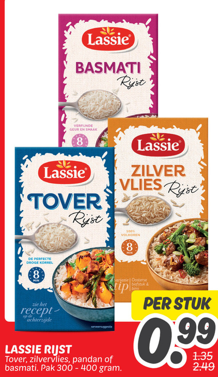 Lassie   rijst folder aanbieding bij  Dekamarkt - details