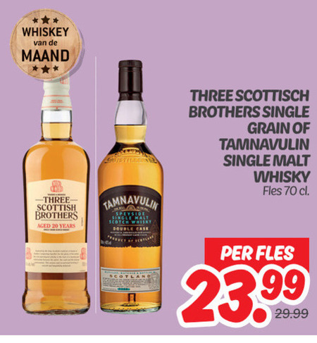 Tamnavulin   whisky folder aanbieding bij  Dekamarkt - details