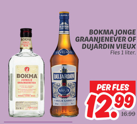 Dujardin   jenever, vieux folder aanbieding bij  Dekamarkt - details