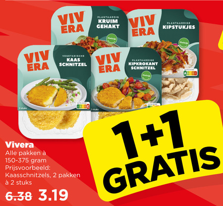 Vivera   vegetarisch folder aanbieding bij  Plus - details
