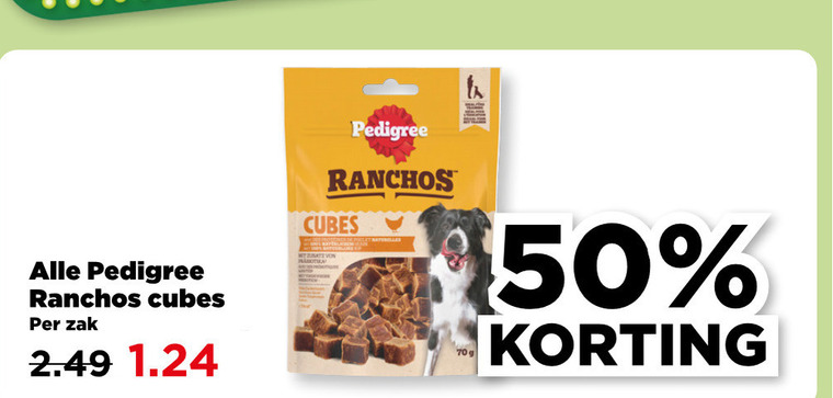 Pedigree   hondensnacks folder aanbieding bij  Plus - details