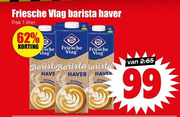 Friesche Vlag   koffiemelk folder aanbieding bij  Dirk - details