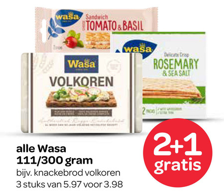 Wasa   knackebrod folder aanbieding bij  Spar - details