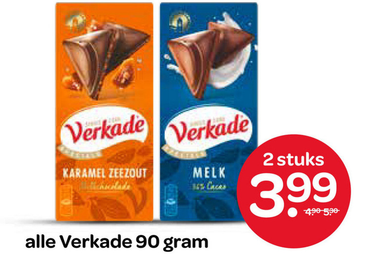 Verkade   chocolade folder aanbieding bij  Spar - details