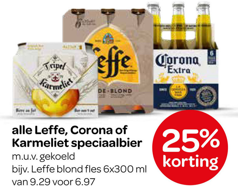 Corona   speciaalbier, blikje bier folder aanbieding bij  Spar - details