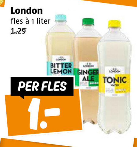 London   frisdrank folder aanbieding bij  Poiesz - details