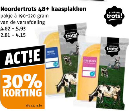 Noordertrots   kaasplakken folder aanbieding bij  Poiesz - details