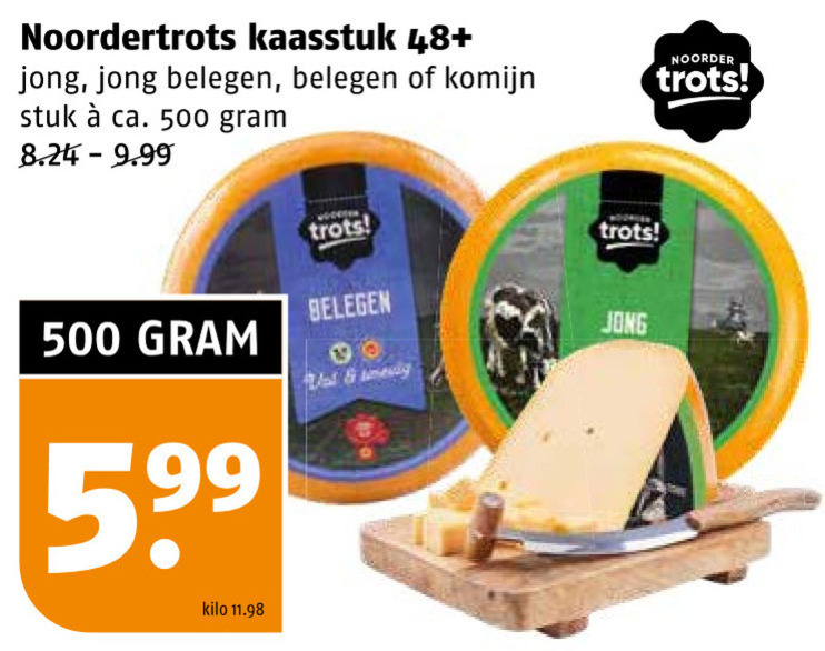 Noordertrots   kaas folder aanbieding bij  Poiesz - details