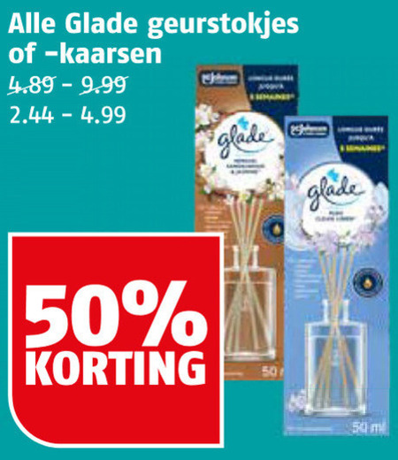 Glade   luchtverfrisser folder aanbieding bij  Poiesz - details