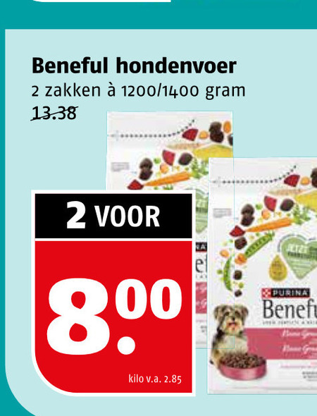 Beneful   hondenvoer folder aanbieding bij  Poiesz - details