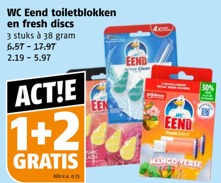 WC Eend   toiletblok folder aanbieding bij  Poiesz - details