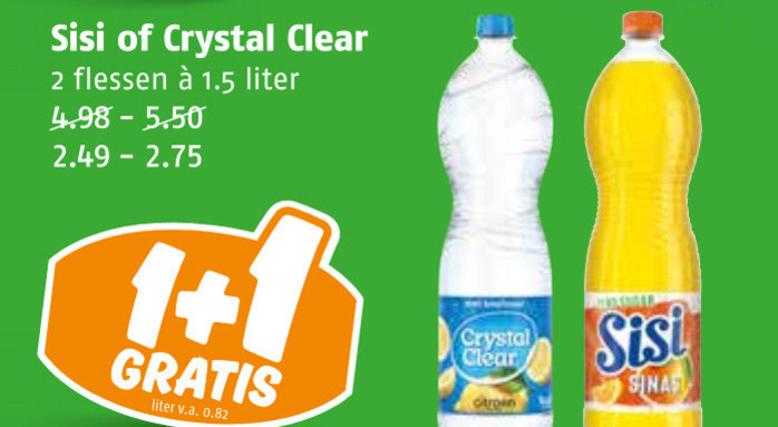 Sisi   fruitdrank, frisdrank folder aanbieding bij  Poiesz - details