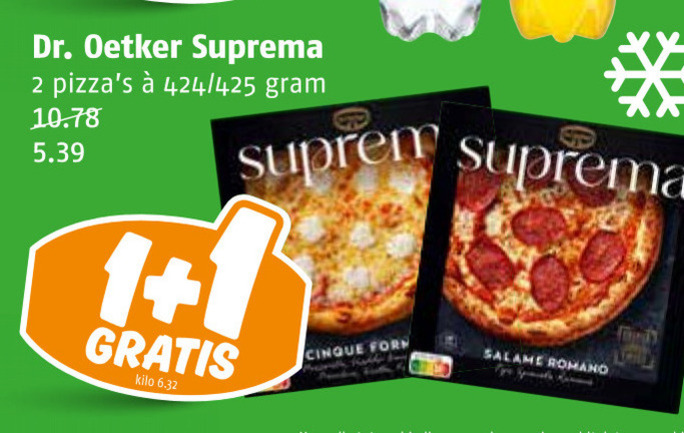 Dr Oetker   diepvriespizza folder aanbieding bij  Poiesz - details