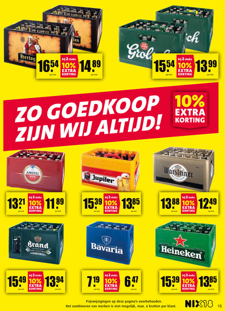 Bavaria   krat bier folder aanbieding bij  Nettorama - details