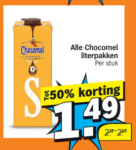 Chocomel   chocolademelk folder aanbieding bij  Albert&nbsp;Heijn - details