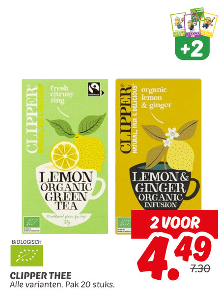 Clipper   thee folder aanbieding bij  Dekamarkt - details