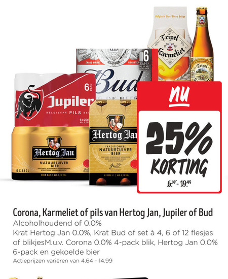 Bud   blikje bier, speciaalbier folder aanbieding bij  Jumbo - details