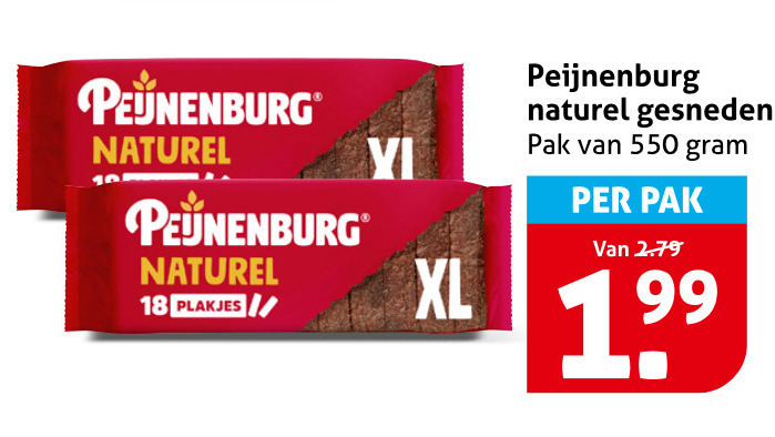 Peijnenburg   ontbijtkoek folder aanbieding bij  Hoogvliet - details