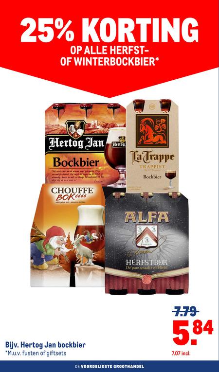 Alfa   bokbier folder aanbieding bij  Makro - details