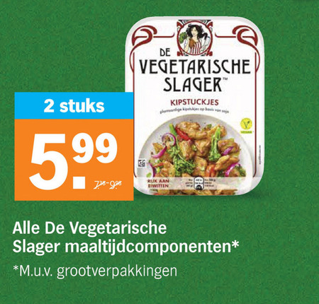 De vegetarische Slager   vegetarisch folder aanbieding bij  Albert Heijn - details