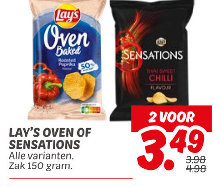 Lays   chips folder aanbieding bij  Dekamarkt - details