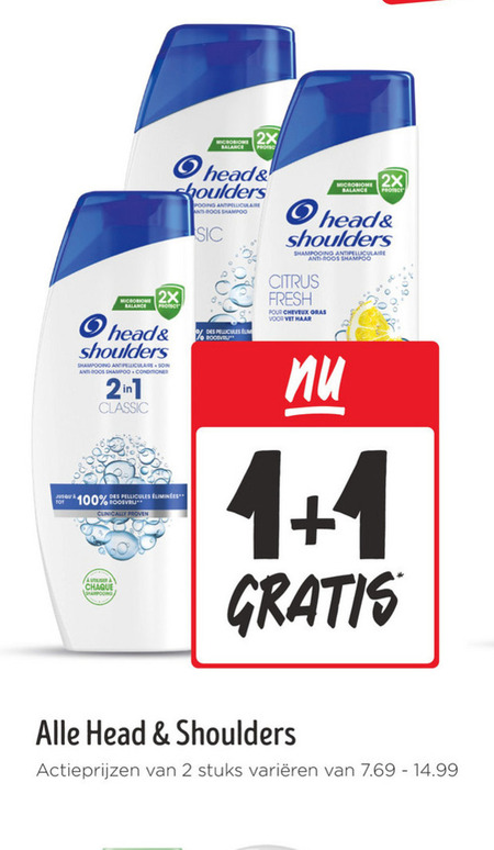Head and Shoulders   shampoo folder aanbieding bij  Jumbo - details