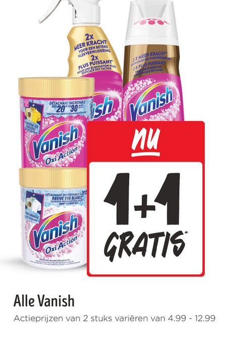 Vanish   vlekkenverwijderaar folder aanbieding bij  Jumbo - details