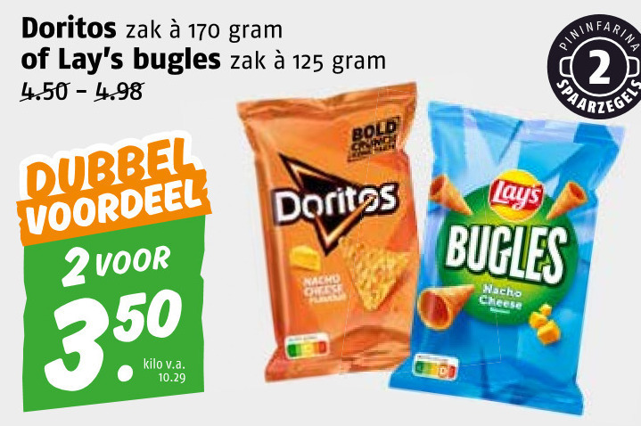 Doritos   zoutje, chips folder aanbieding bij  Poiesz - details