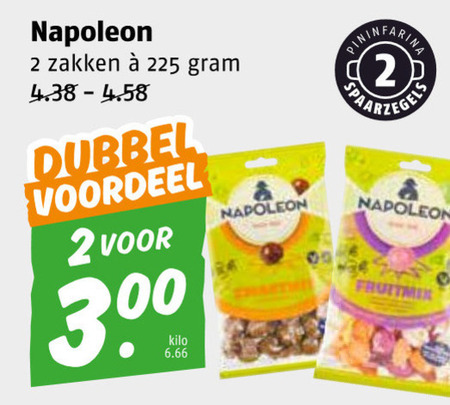 Napoleon   snoep folder aanbieding bij  Poiesz - details