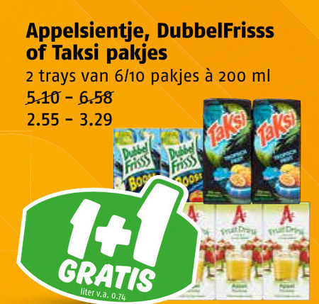 Appelsientje   fruitdrank folder aanbieding bij  Poiesz - details