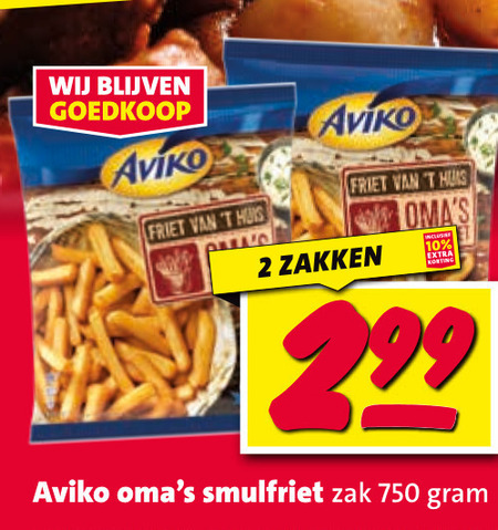 Aviko   patat folder aanbieding bij  Nettorama - details