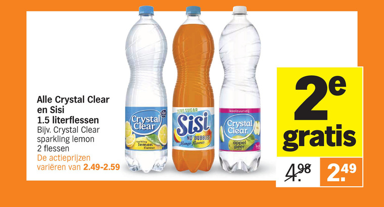 Sisi   fruitdrank, frisdrank folder aanbieding bij  Albert&nbsp;Heijn - details