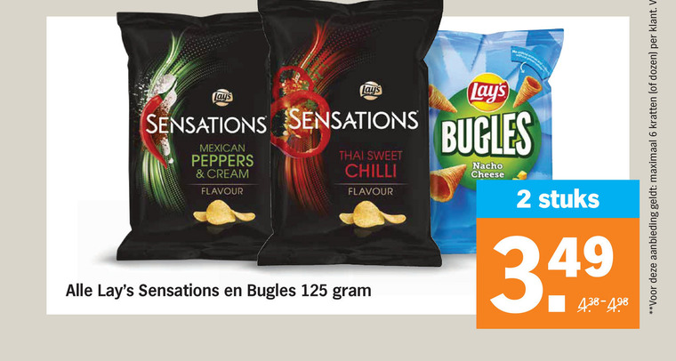 Lays   chips folder aanbieding bij  Albert Heijn - details
