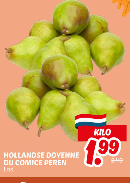 Doyenne du Comice   peren folder aanbieding bij  Dekamarkt - details