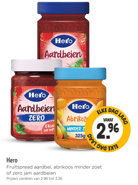 Hero   jam folder aanbieding bij  Jumbo - details