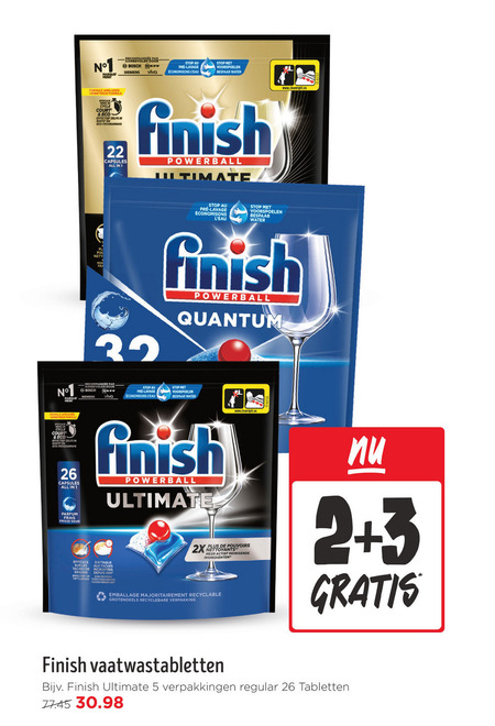 Finish   vaatwasmiddel folder aanbieding bij  Jumbo - details