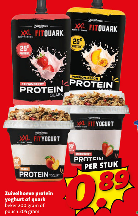 Zuivelhoeve   vruchtenyoghurt folder aanbieding bij  Boni - details