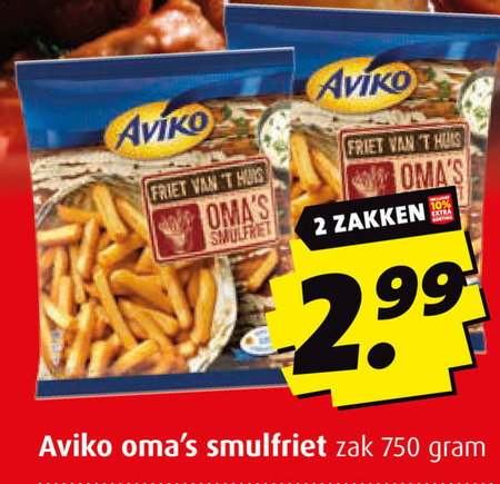 Aviko   patat folder aanbieding bij  Boni - details