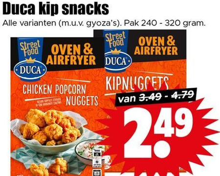 Duca   snack folder aanbieding bij  Dirk - details